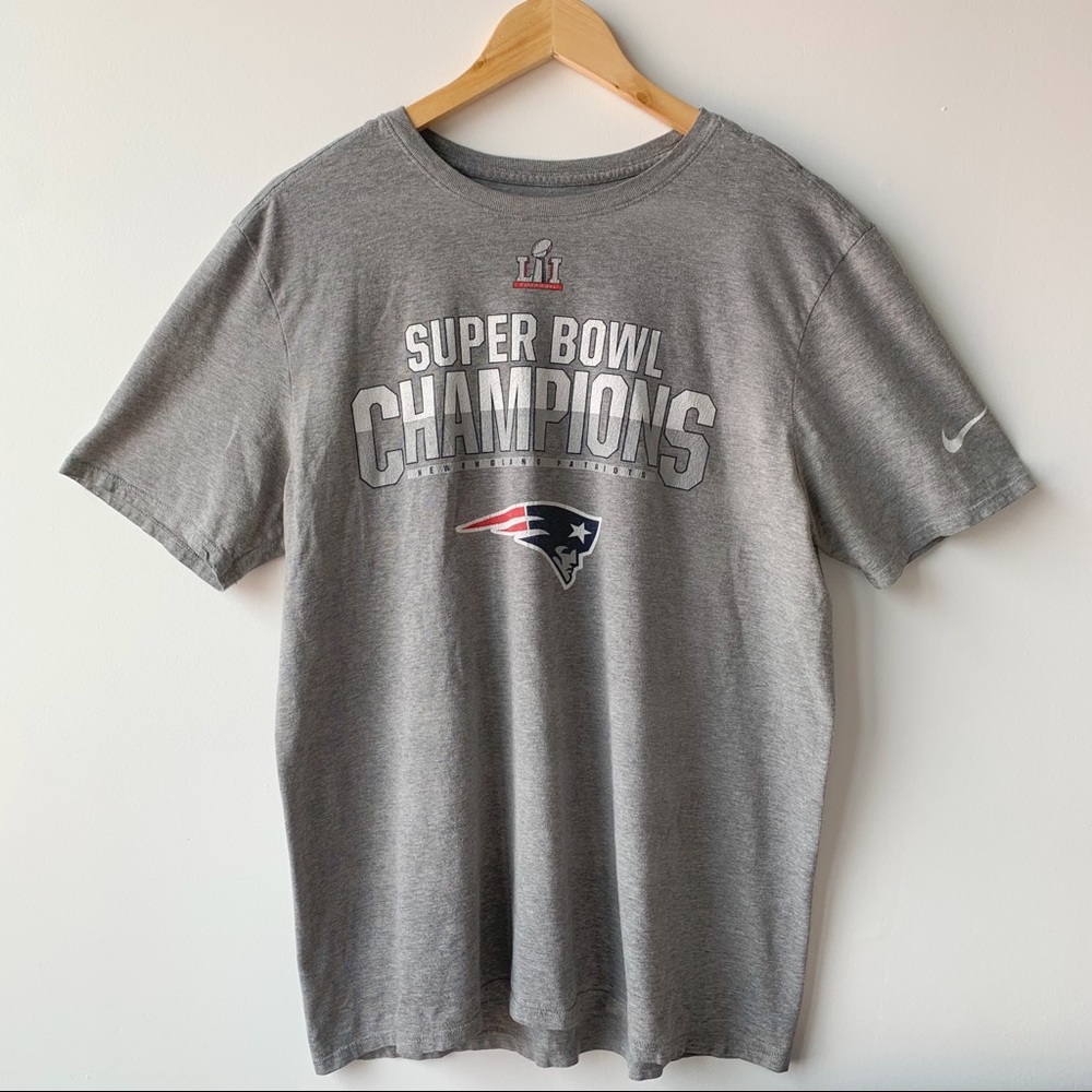 NIKE, Super Bowl Graphic Gray Tee